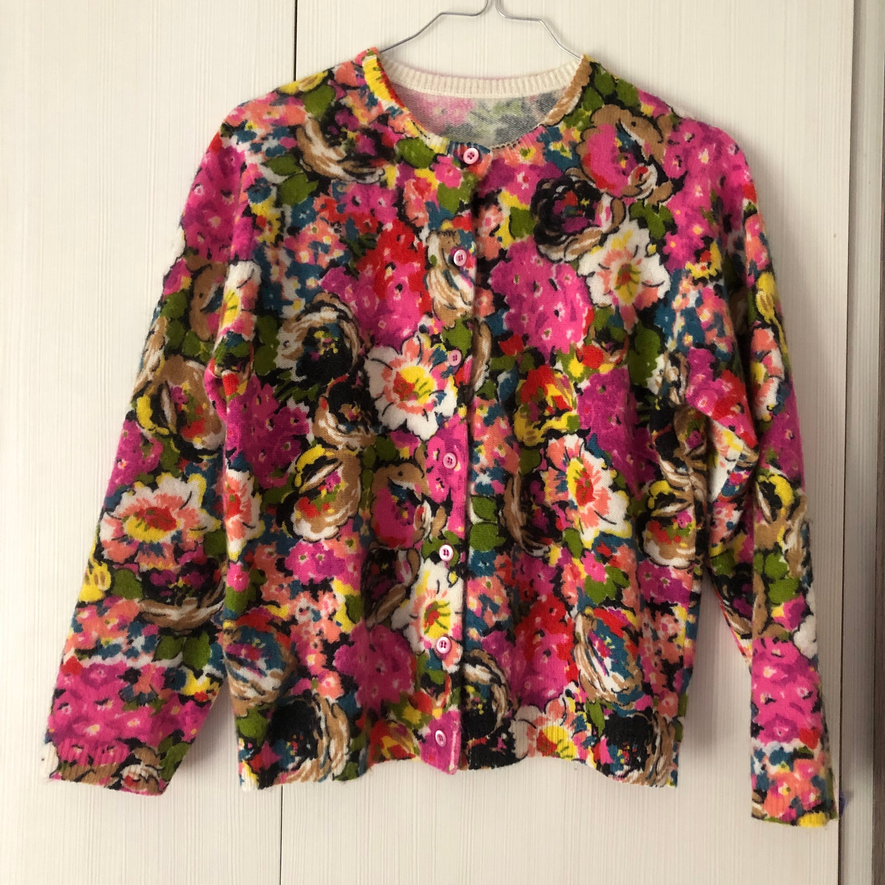 Cardigan a fiori