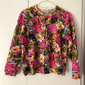 Cardigan a fiori