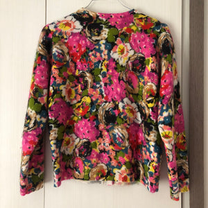 Cardigan a fiori