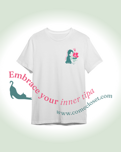 T-shirt "Embrace your inner tipa" rosa